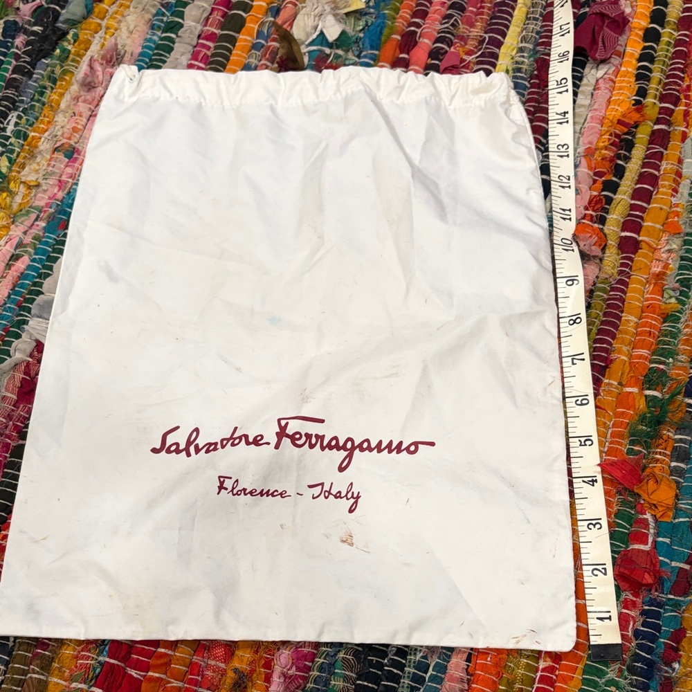 Salvatore Ferragamo Cream Storage Bag